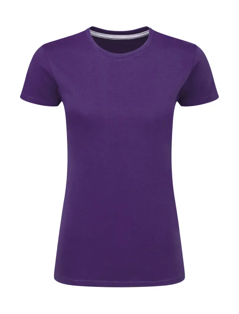 17152 - Signature Tagless Tee Women, purple — productfoto 11