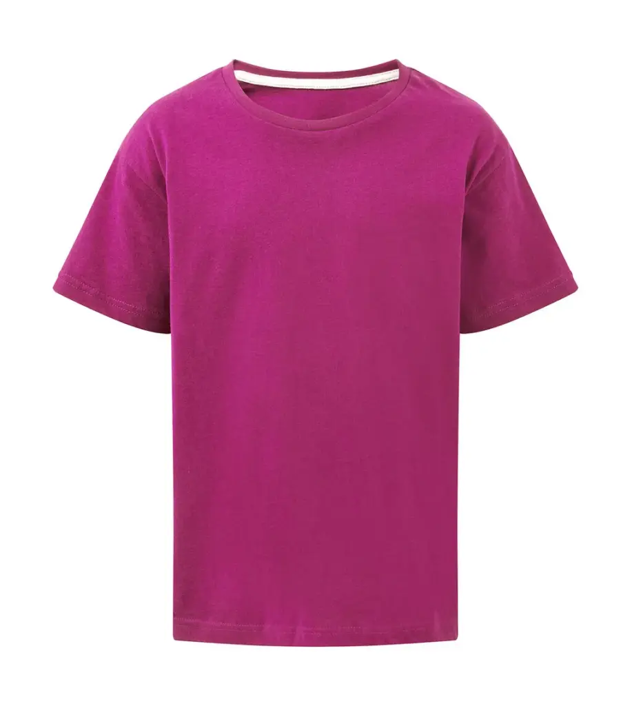 Kinder T-Shirt bedruckbar tagless Baumwolle — Produktfoto 11
