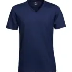 18454 - Mens Fashion V-Neck Sof Tee, navy — productfoto 4