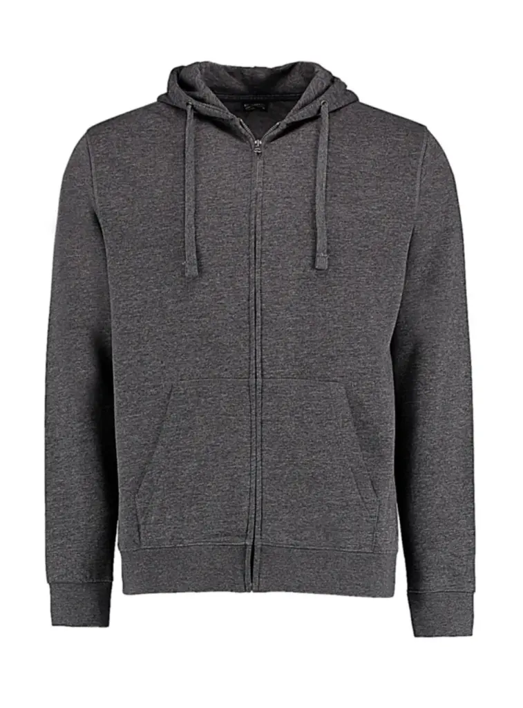 20311 - Regular Fit Zipped Hoodie Superwash® 60º, dark grey marl — productfoto 2