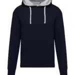 20952 - Originals Contrast Hooded Sweat Men, dark black/light oxford — productfoto 2