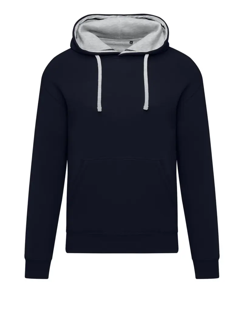 20952 - Originals Contrast Hooded Sweat Men, dark black/light oxford — productfoto 2