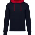 20952 - Originals Contrast Hooded Sweat Men, dark black/red — productfoto 3