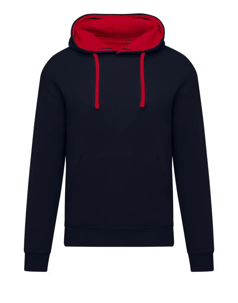 20952 - Originals Contrast Hooded Sweat Men, dark black/red — productfoto 3