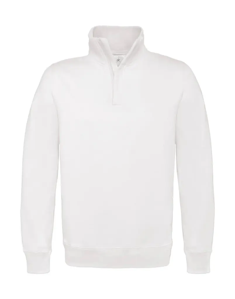 21042 - ID.004 Cotton Rich 1/4 Zip Sweat, white