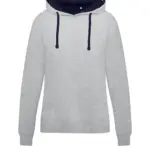 21052 - Originals Contrast Hooded Sweat Women, light oxford/navy — productfoto 7