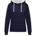 21052 - Originals Contrast Hooded Sweat Women, navy/snowwhite — productfoto 4