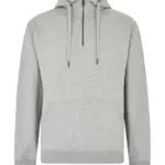 21211 - Regular Fit 1/4 Zip Hoodie, heather grey — productfoto 2