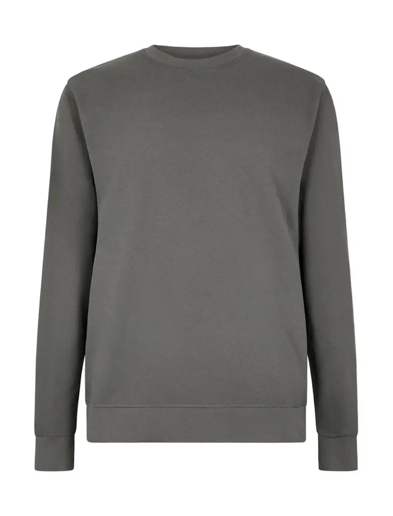 21311 - Pique Sweatshirt, dark grey — productfoto 2