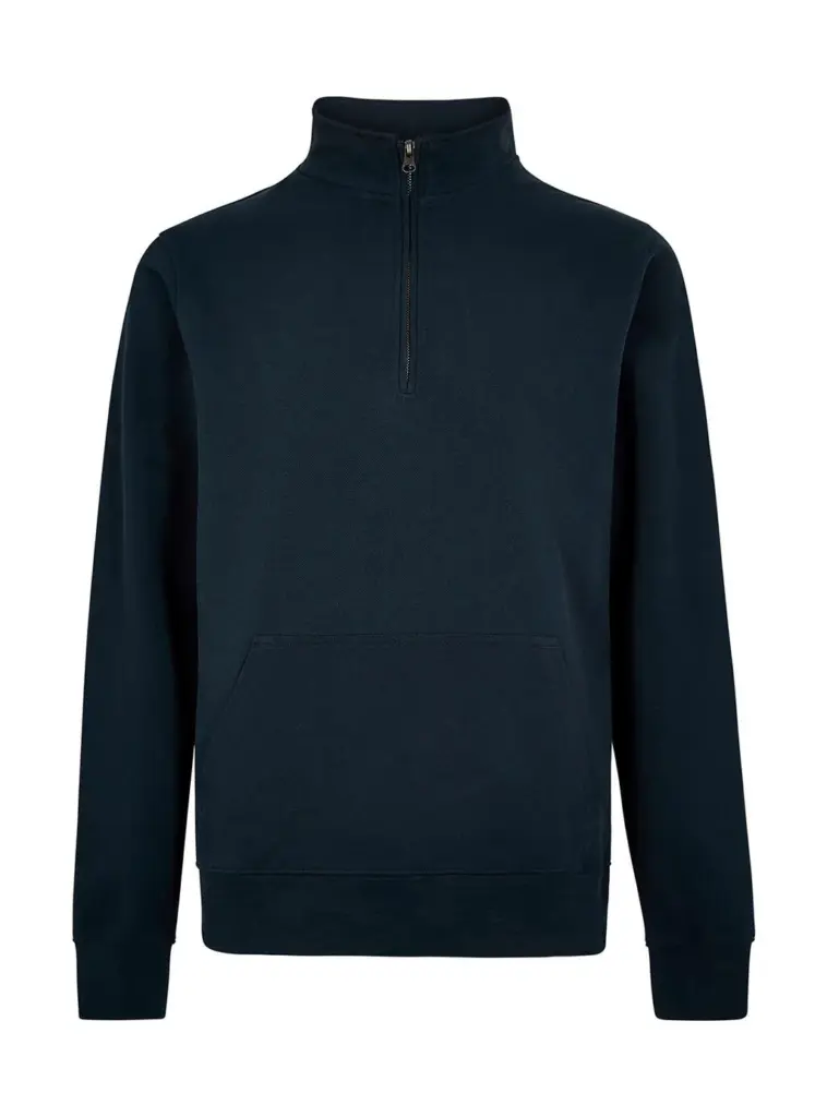 215_11_200_f-2025_01jpg - Hidalgo-werbeartikel 21511 - 1/4 Zip Pique Sweatshirt, navy — productfoto 3