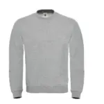 21542 - ID.002 Cotton Rich Sweatshirt, heather grey — productfoto 3