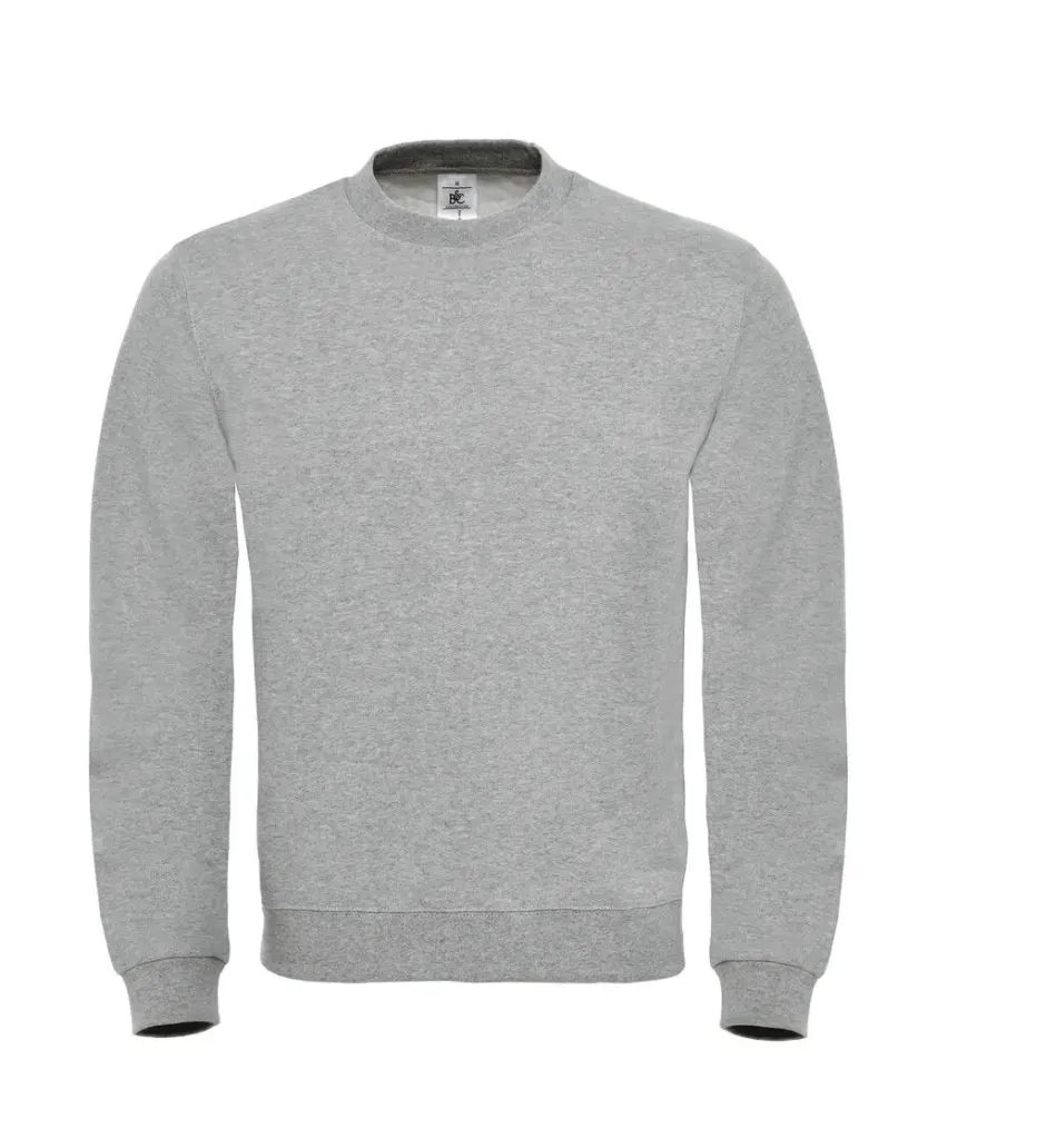 21542 - ID.002 Cotton Rich Sweatshirt, heather grey — productfoto 3