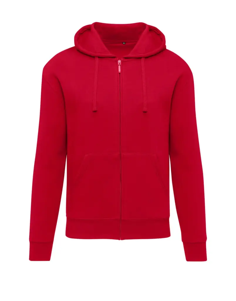 215_52_400_f-2024_01jpg - Hidalgo-werbeartikel 21552 - Originals Hooded Full Zip Men, red — productfoto 4