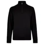 21611 - Regular Fit Arundel 1/4 Zip Sweater, black