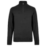21611 - Regular Fit Arundel 1/4 Zip Sweater, graphite — productfoto 2