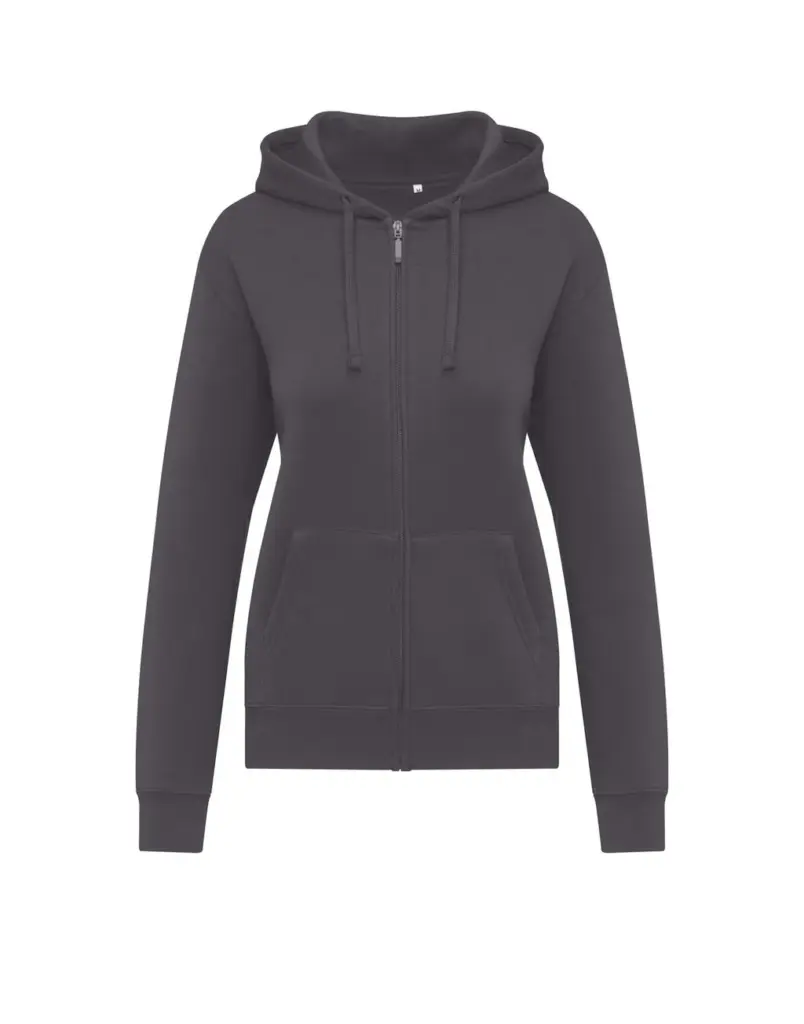 21752 - Originals Hooded Full Zip Women, grey — productfoto 3