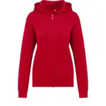 21752 - Originals Hooded Full Zip Women, red — productfoto 6