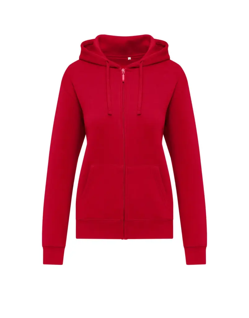 21752 - Originals Hooded Full Zip Women, red — productfoto 6