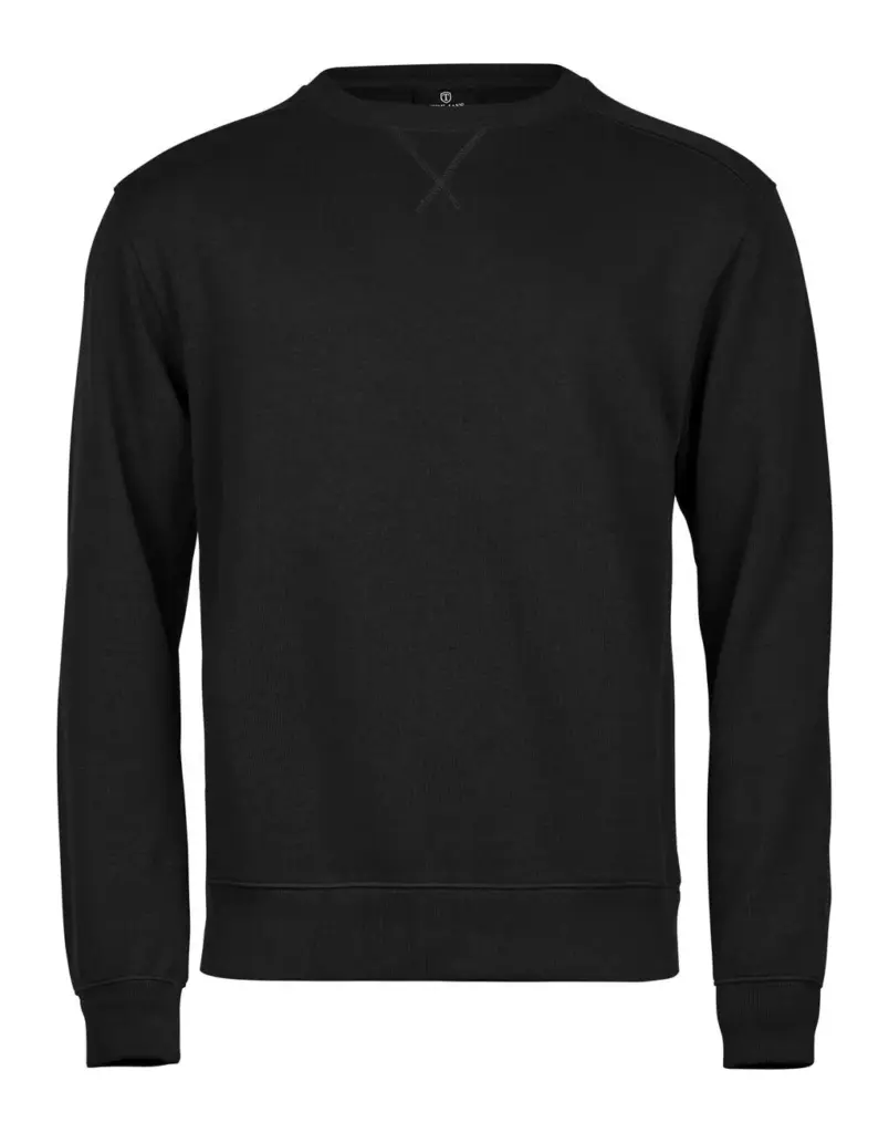 Ribbed Crew Neck Sweater Custom Logo 80% Cotton