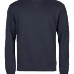 Ribbed Crew Neck Sweater Custom Logo 80% Cotton — product photo 3