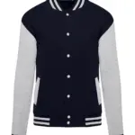Kinder Varsity Jacket bedruckbar | Streetwear-Stil — Produktfoto 2