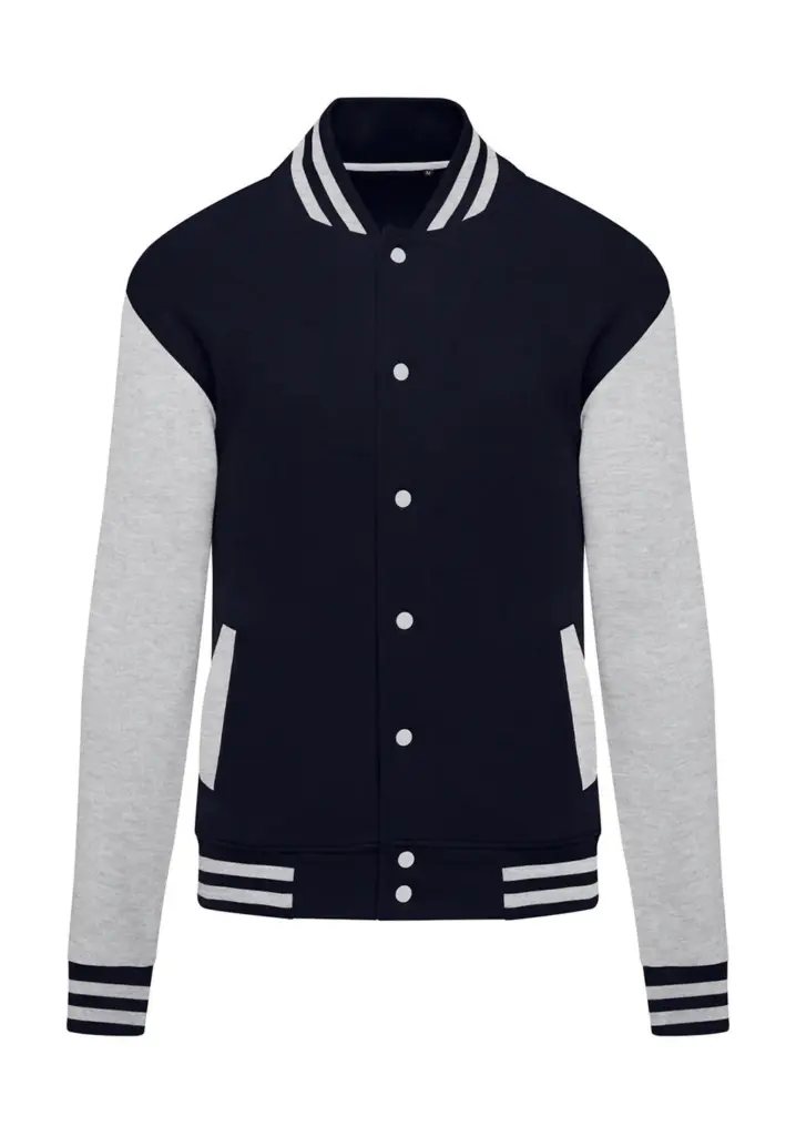 Kinder Varsity Jacket bedruckbar | Streetwear-Stil — Produktfoto 2