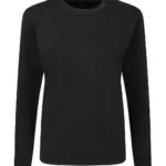22052 - Crew Neck Sweatshirt Women, black — productfoto 2