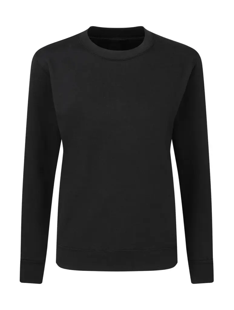 22052 - Crew Neck Sweatshirt Women, black — productfoto 2