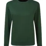 22052 - Crew Neck Sweatshirt Women, bottle green — productfoto 8