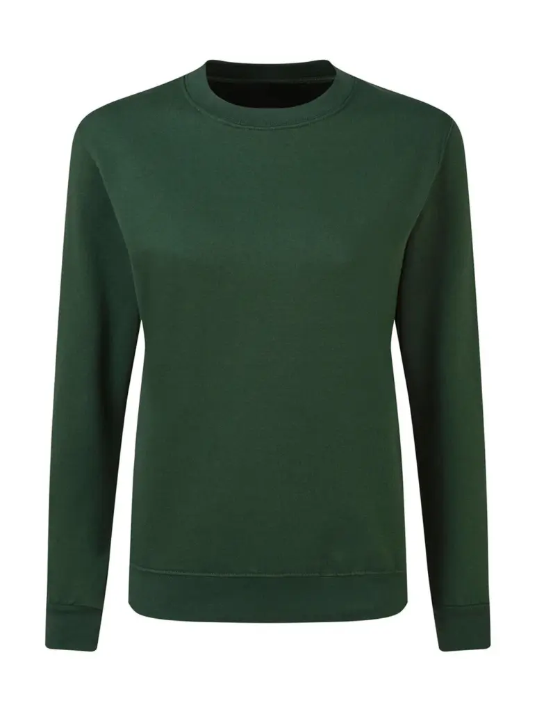 22052 - Crew Neck Sweatshirt Women, bottle green — productfoto 8