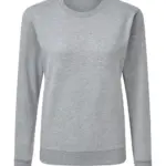 22052 - Crew Neck Sweatshirt Women, light oxford — productfoto 9