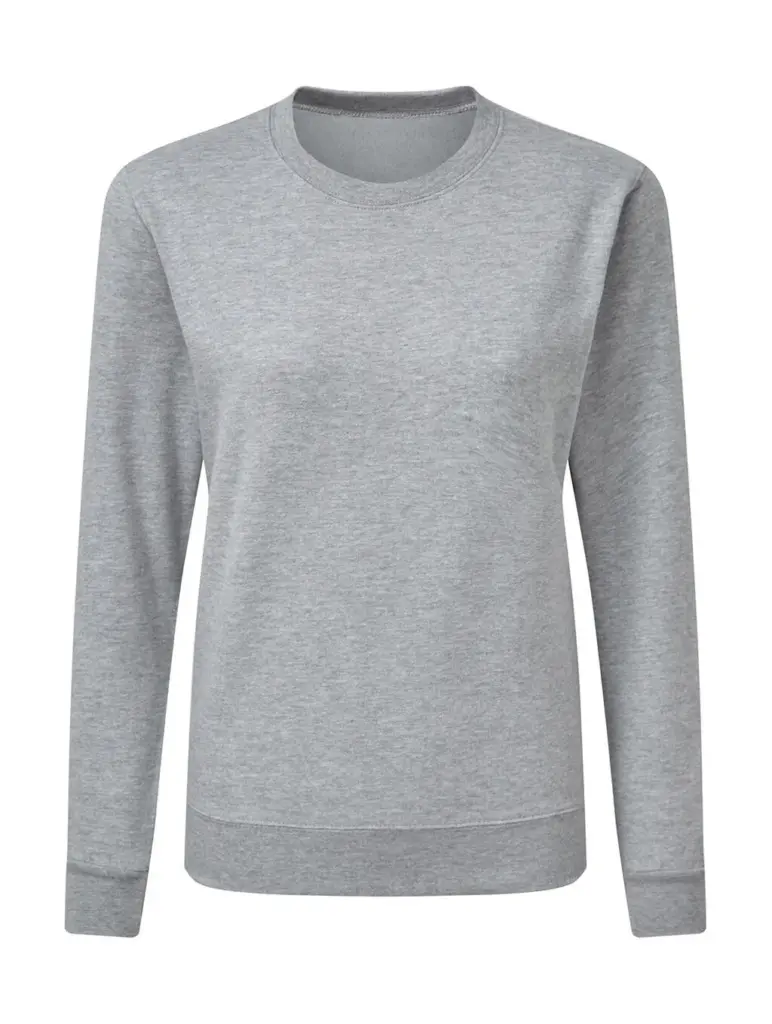 22052 - Crew Neck Sweatshirt Women, light oxford — productfoto 9