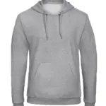 22142 - ID.203 50/50 Hooded Sweatshirt Unisex, heather grey — productfoto 3