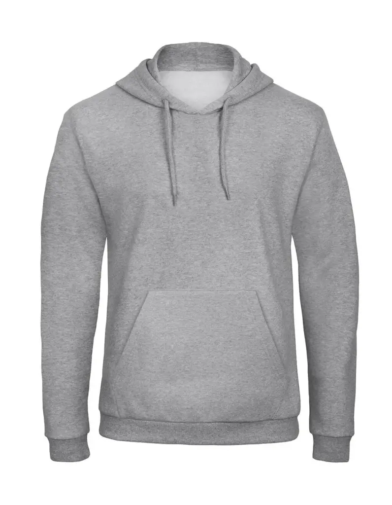 22142 - ID.203 50/50 Hooded Sweatshirt Unisex, heather grey — productfoto 3