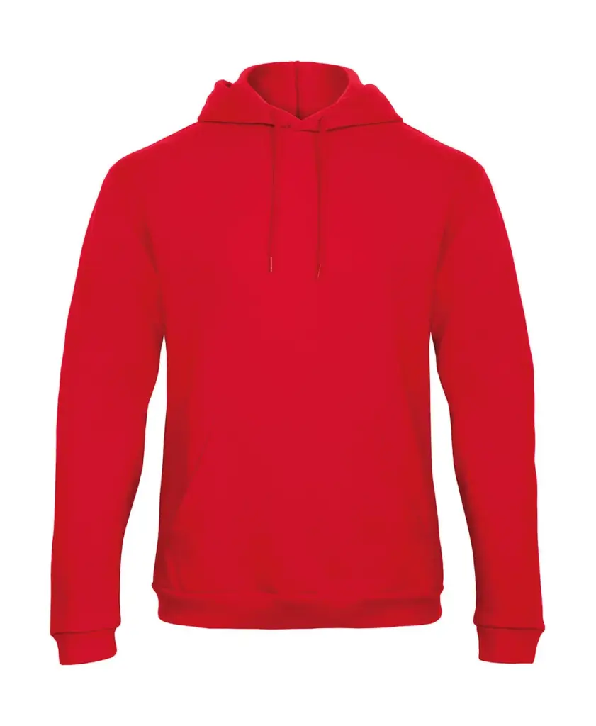 22142 - ID.203 50/50 Hooded Sweatshirt Unisex, red — productfoto 7