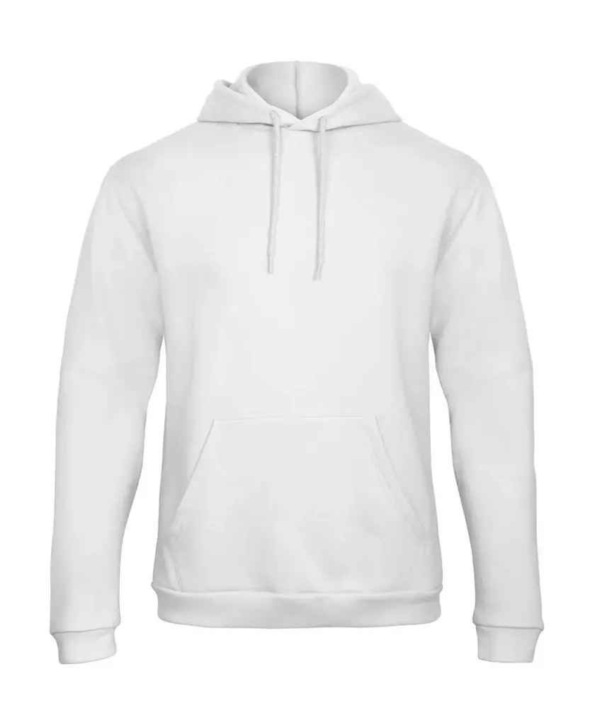 22142 - ID.203 50/50 Hooded Sweatshirt Unisex, white