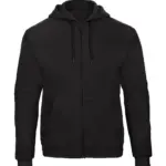 22242 - ID.205 50/50 Hooded Full Zip Sweat Unisex, black