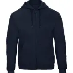 22242 - ID.205 50/50 Hooded Full Zip Sweat Unisex, navy — productfoto 4