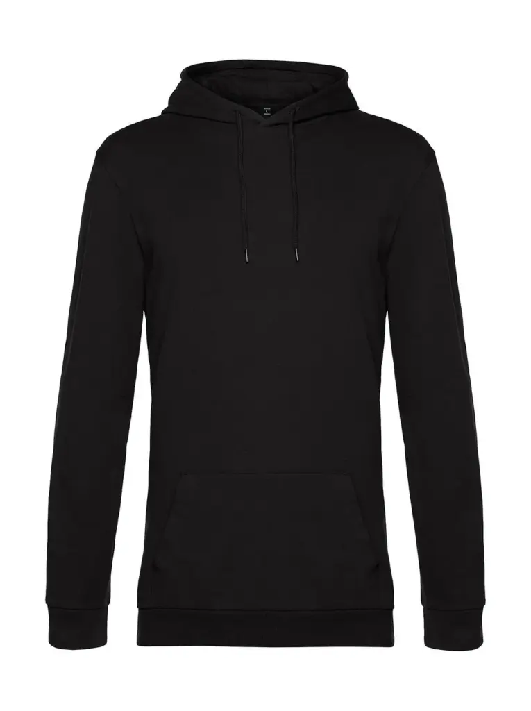 22642 - #Hoodie French Terry, black pure — productfoto 2