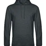 22642 - #Hoodie French Terry, heather asphalt — productfoto 6