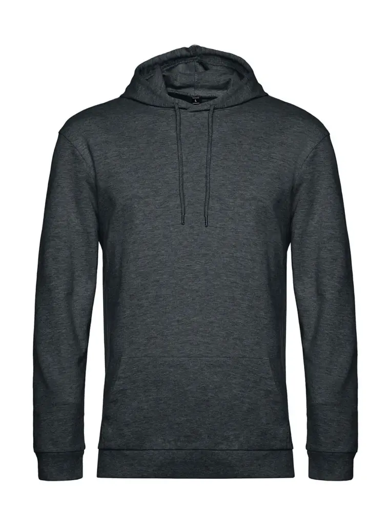 22642 - #Hoodie French Terry, heather asphalt — productfoto 6
