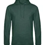 22642 - #Hoodie French Terry, heather dark green — productfoto 26