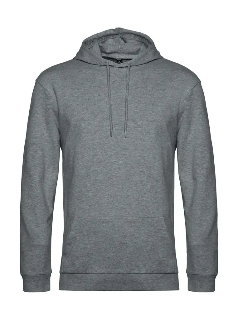 22642 - #Hoodie French Terry, heather mid grey — productfoto 7