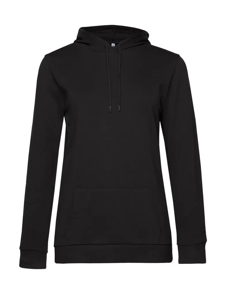 22742 - #Hoodie /women French Terry, black pure — productfoto 2