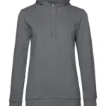 22742 - #Hoodie /women French Terry, elephant grey — productfoto 5