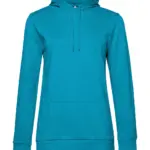 22742 - #Hoodie /women French Terry, hawaiian blue — productfoto 13