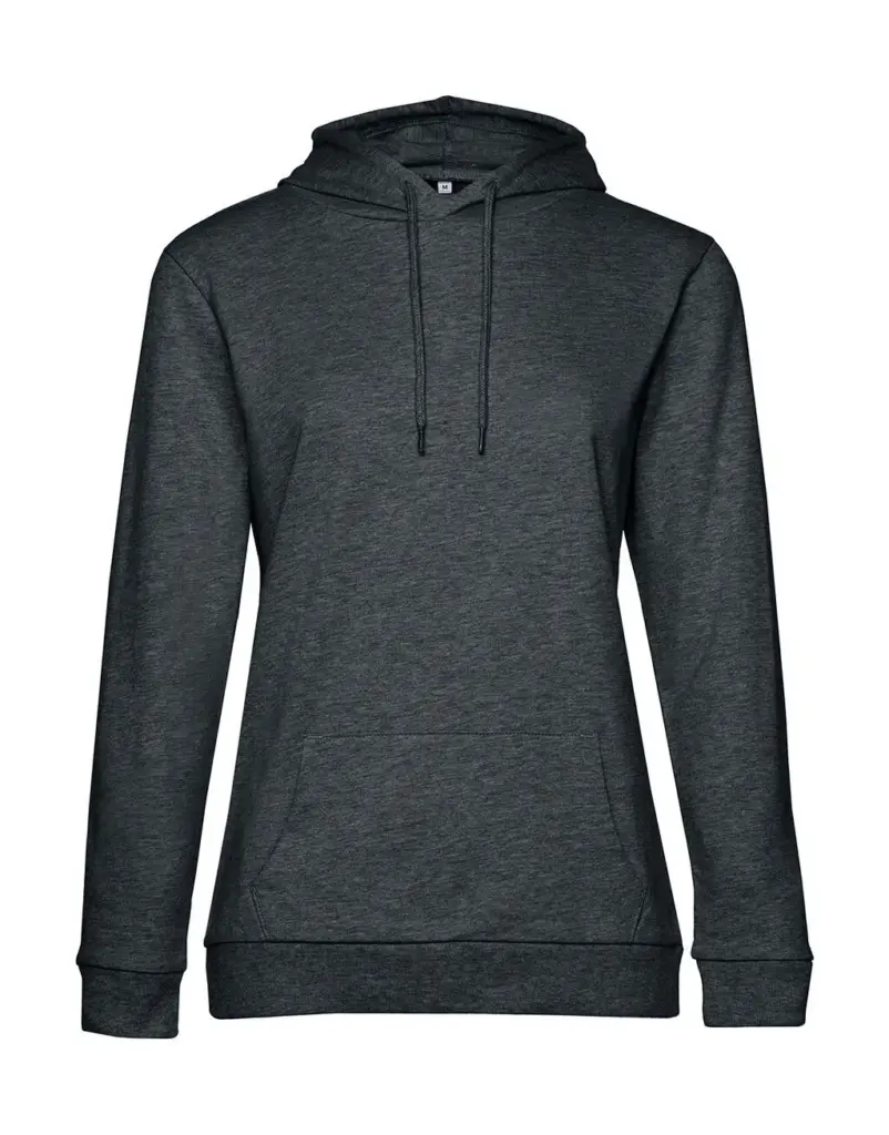 22742 - #Hoodie /women French Terry, heather asphalt — productfoto 6