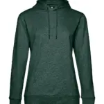 22742 - #Hoodie /women French Terry, heather dark green — productfoto 26