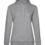 22742 - #Hoodie /women French Terry, heather grey — productfoto 8
