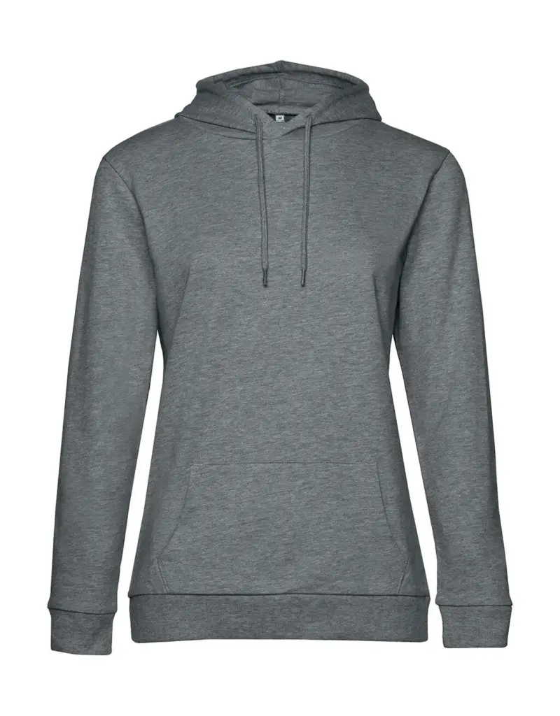 22742 - #Hoodie /women French Terry, heather mid grey — productfoto 7
